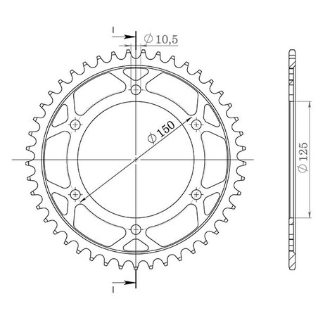544550142 Ktm Adventure S 2002+ SGR - SPROCKETS