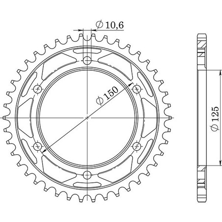 544450142 Ktm Adventure S 2002+ SGR - SPROCKETS