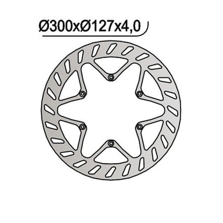 1043 DISCO FRENO ANT. DX-SX Ktm Adventure S 2002+ NG