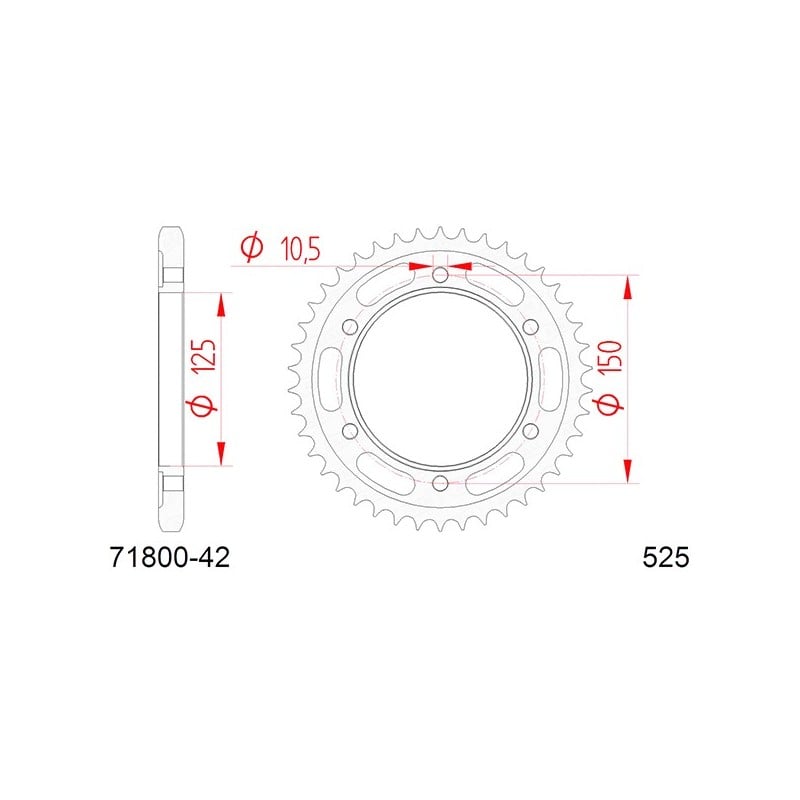 71800:42 Ktm Adventure ABS 2013+ AFAM