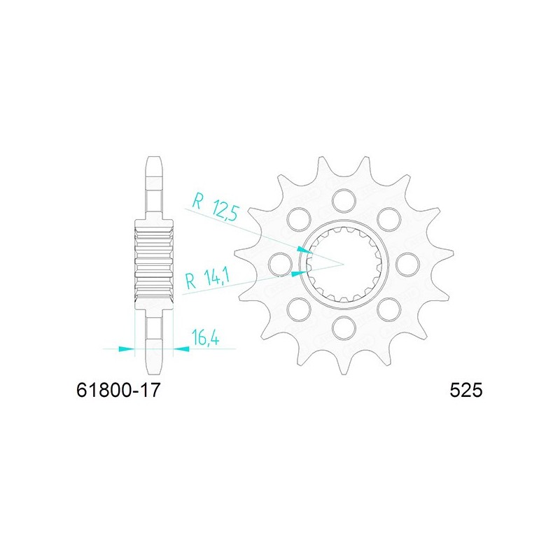 61800:17 Ktm Super Adventure ABS 2015+ AFAM