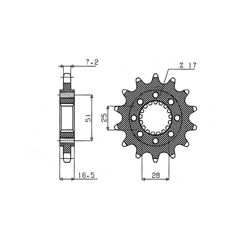 547340017 Ktm Super Duke R EVO 2022+ SGR - SPROCKETS
