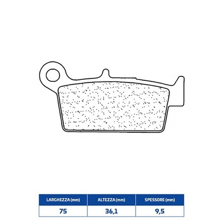 3014MSC FRONT BRAKE PAD 3014MSC Kymco KB 1995+ CL BRAKES