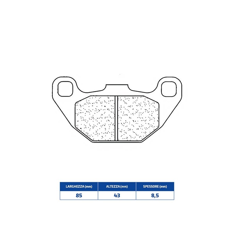 1123ATV1 PLAQUETTE DE FREIN ARRIERE 1123ATV1 Kymco MXU 2005+ CL BRAKES