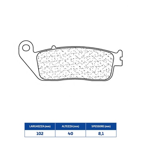 3003MSC PASTILLA DE FRENO DELANTERA 3003MSC Kymco Grand Dink G Dink I ABS E4 2017+ CL BRAKES
