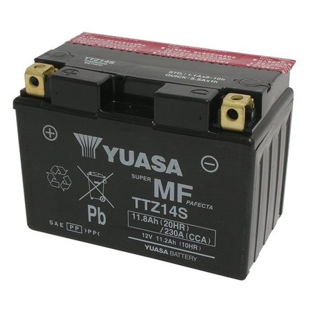 TTZ14S SCHLAGZEUG Kymco Xciting S E5 2018+ YUASA