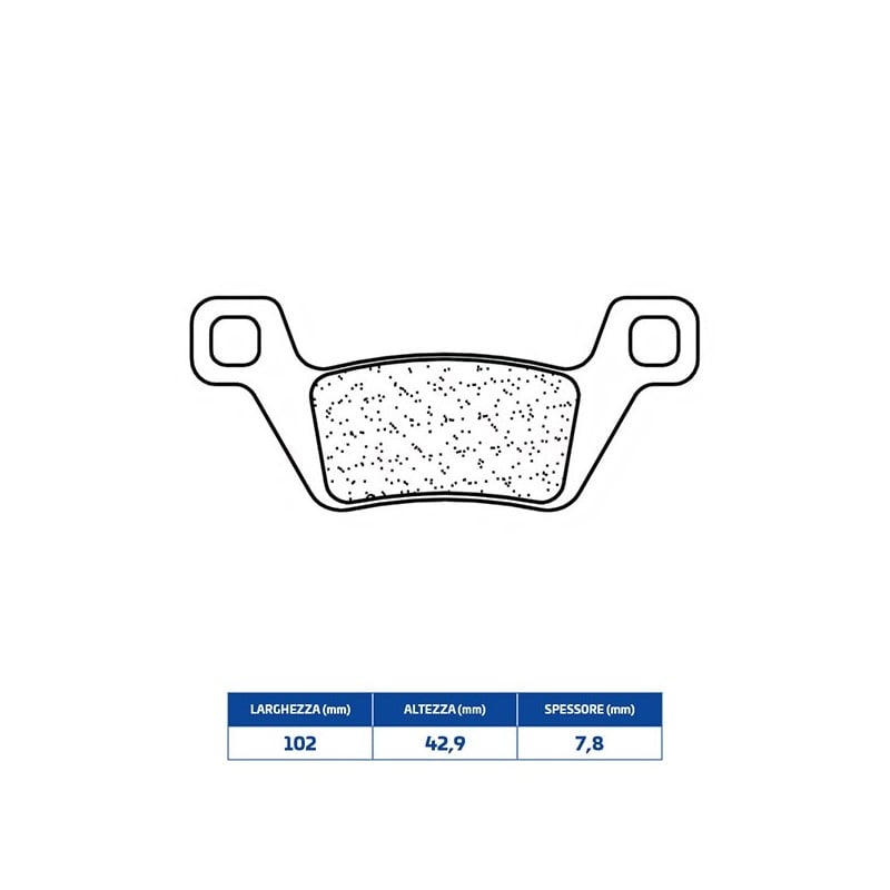 1238ATV1 PLAQUETTE DE FREIN ARRIERE 1238ATV1 Kymco MXU DX 2011+ CL BRAKES