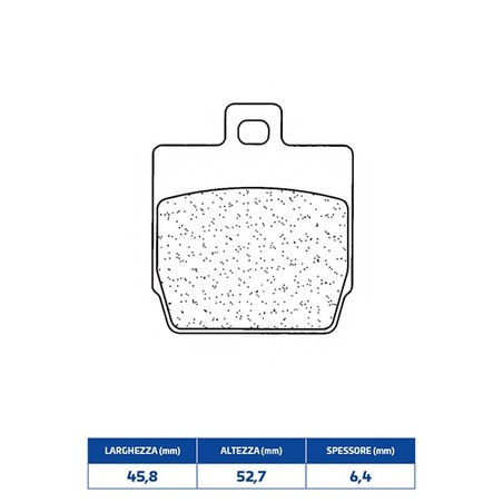 643027MSC PLAQUETTE DE FREIN ARRIERE 643027MSC Malaguti F12R PHANTOM LC 2007+ CL BRAKES