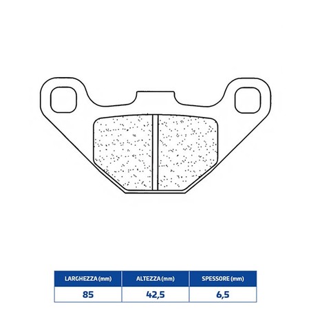 2466ATV1 PLAQUETTE DE FREIN AVANT 2466ATV1 Malaguti MGX 1986+ CL BRAKES