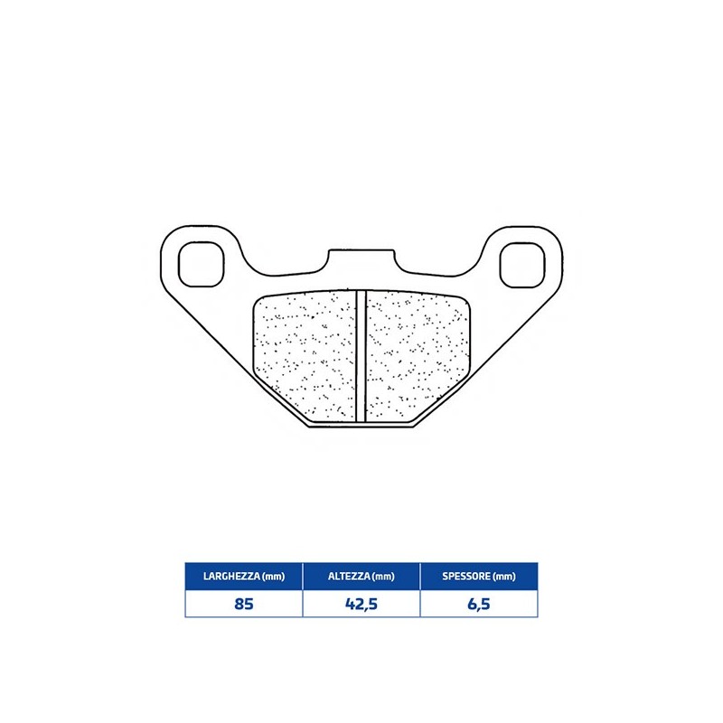 2466MX10 PLAQUETTE DE FREIN AVANT 2466MX10 Malaguti MGX 1986+ CL BRAKES