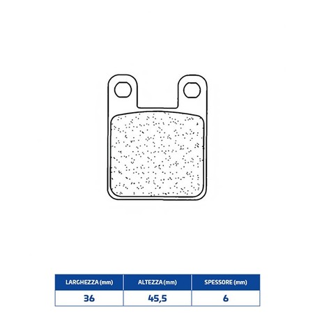 3015SC HINTERER BREMSBELAG 3015SC Malaguti X3M Enduro 2008+ CL BRAKES