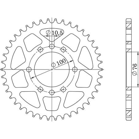541440137 CORONA AC P520-D37 Marchesini 6 Fori 2000+ SGR - SPROCKETS
