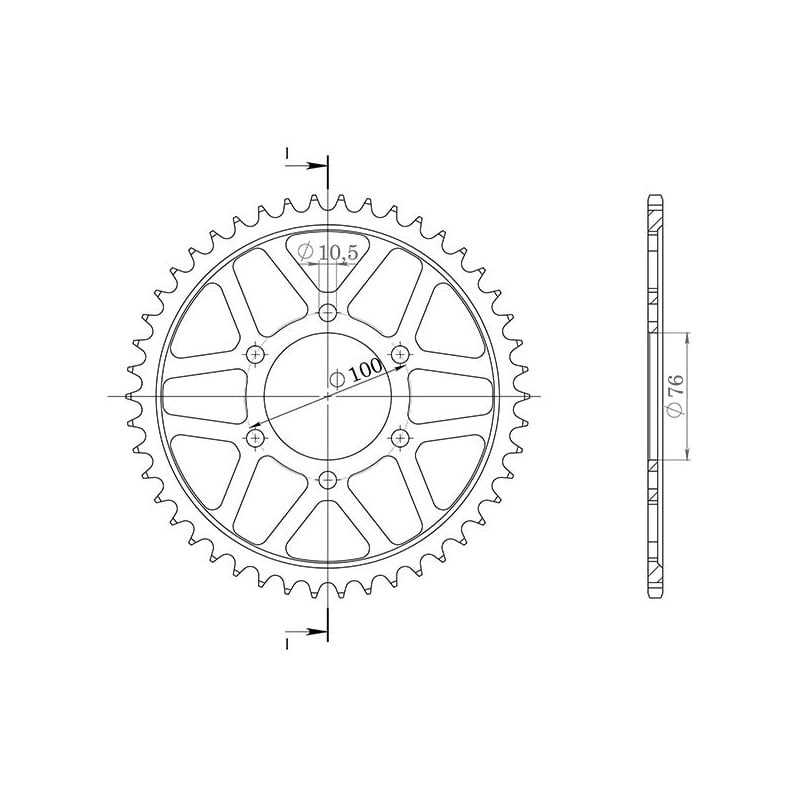541590245 Marchesini 6 Fori 2000+ SGR - SPROCKETS