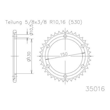 541380143 CORONA AL P530-D43 Marvic F6 2000+ SGR - SPROCKETS
