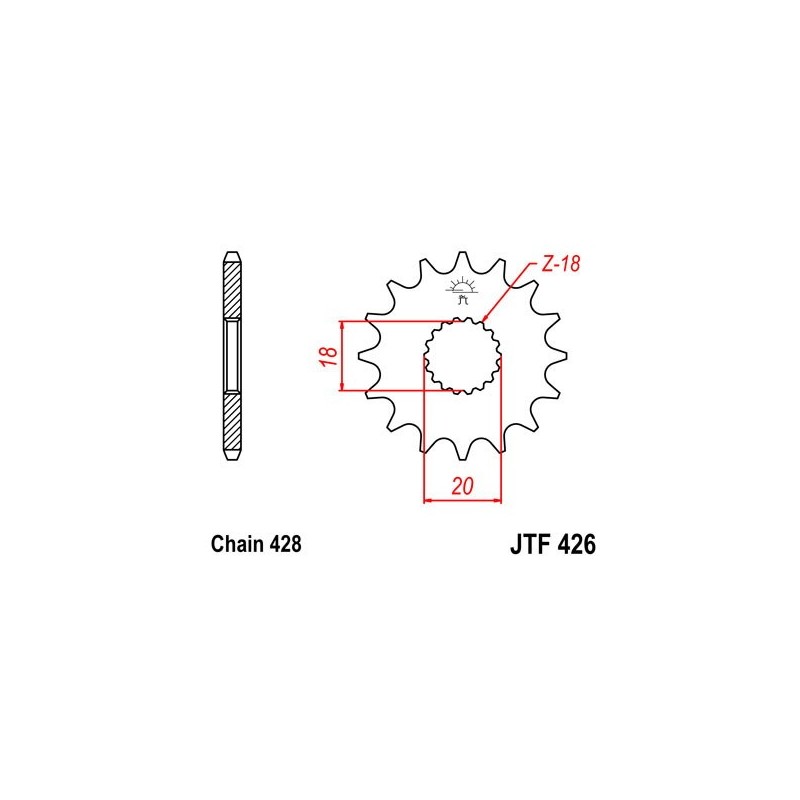 542220014 PIGNONE S AC P428-D14 Mash Falcone IE CBS 2020+ SGR - SPROCKETS