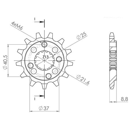 542051014 Mash Dirt Track IE ABS 2019+ SGR - SPROCKETS