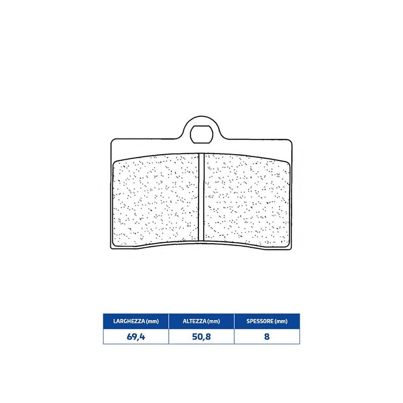 2247XBK5 PLAQUETTE DE FREIN AVANT 2247XBK5 Mash Six Hundred IE ABS E5 2021+ CL BRAKES