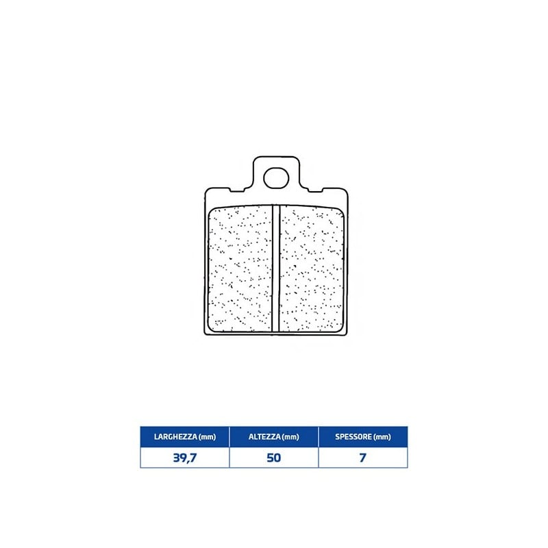 2249MX10 PASTILLA DE FRENO DELANTERA DX-SX 2249MX10 Moto Guzzi V75 PA Tipo Nuovo 1996+ CL BRAKES
