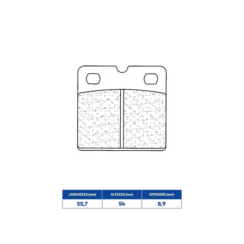 2332C60 PLAQUETTE DE FREIN AVANT DX-SX 2332C60 Moto Guzzi LE Mans III 1981+ CL BRAKES