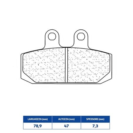 2794A3+ PASTIGLIA FRENO POST. 2794A3+ Moto Guzzi E5 2024+ CL BRAKES