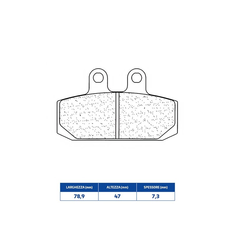 2794A3+ PASTILLA DE FRENO TRASERO 2794A3+ Moto Guzzi E5 2020+ CL BRAKES