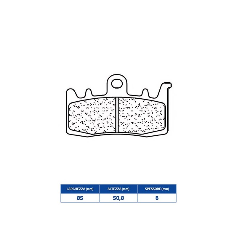 1232C60 FRONT BRAKE PAD DX-SX 1232C60 Moto Guzzi V100 Mandello E5 2022+ CL BRAKES