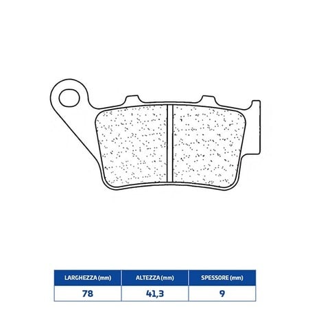 2353RX3 HINTERER BREMSBELAG 2353RX3 Moto Morini Calibro 2024+ CL BRAKES