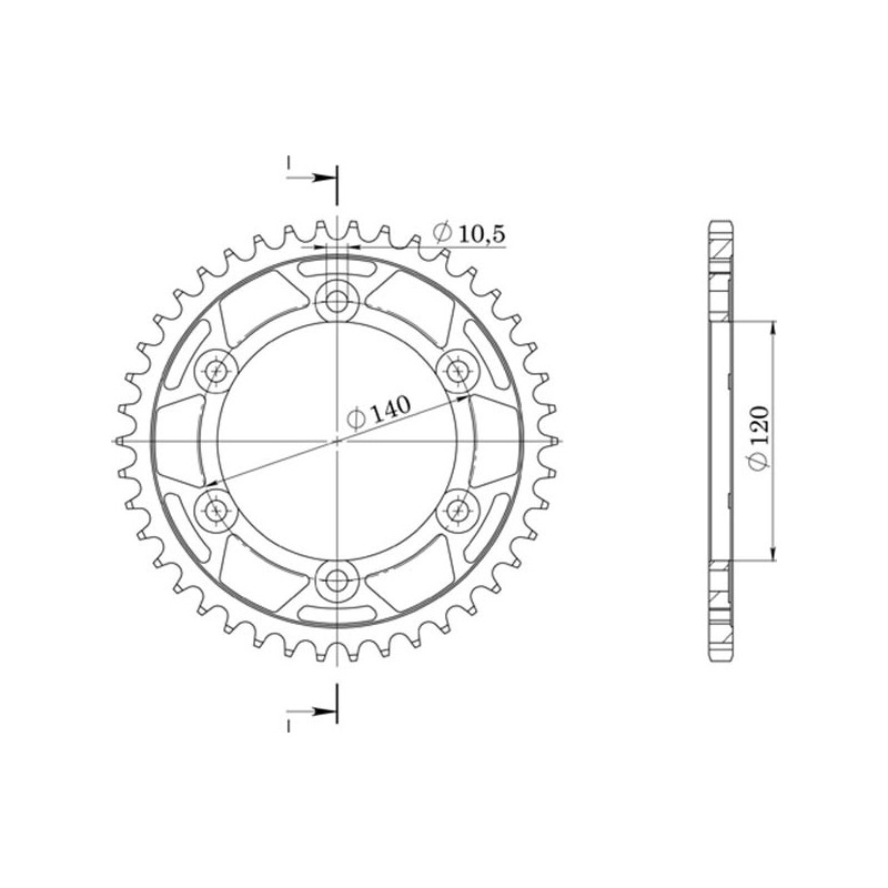 541740446 Moto Morini X Cape T 2023+ SGR - SPROCKETS