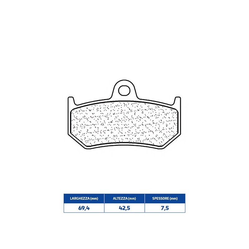 1203RX3 REAR BRAKE PAD 1203RX3 Mv Agusta Brutale S 2005+ CL BRAKES