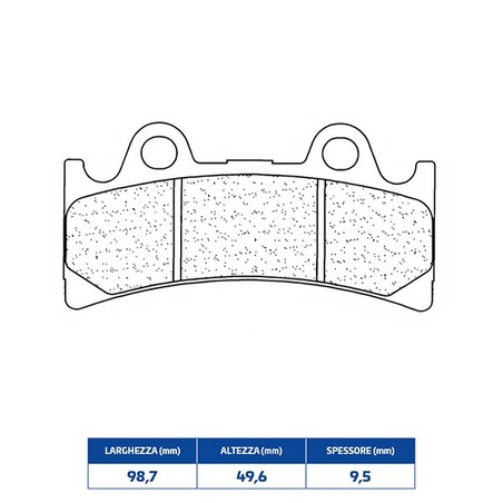 2254XBK5 BRAKE PAD 2254XBK5 Performance Machine 112 X 6 QC 2000+ CL BRAKES