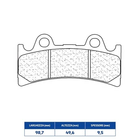 2254XBK5 PASTILLA DE FRENO 2254XBK5 Performance Machine 112 X 6 RSB 2000+ CL BRAKES