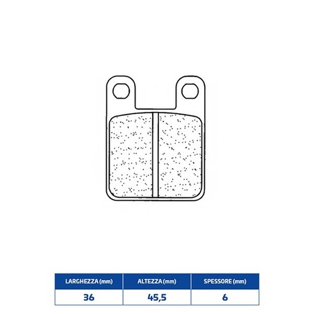 2377RX3 PASTIGLIA FRENO ANT. 2377RX3 Peugeot Vivacity S 1999+ CL BRAKES