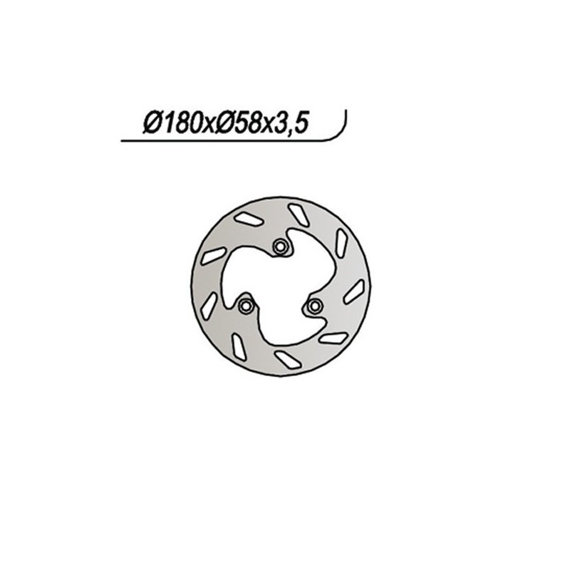 176 REAR BRAKE DISC Peugeot X Fight LC 2000+ NG