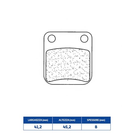3018MSC KLOCKI HAMULCOWE PRZEDNIE 3018MSC Peugeot Vivacity 2T Kokusan 2010+ CL BRAKES