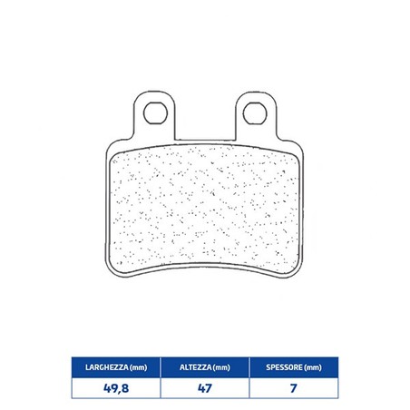 1223RX3 PASTILLA DE FRENO TRASERO 1223RX3 Peugeot T4E 2006+ CL BRAKES