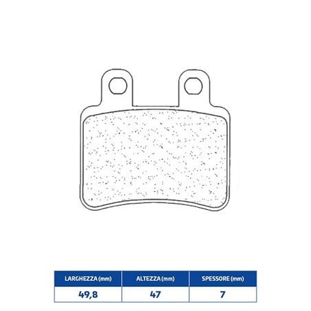 1223RX3 PASTILLA DE FRENO TRASERO 1223RX3 Peugeot WS 2006+ CL BRAKES