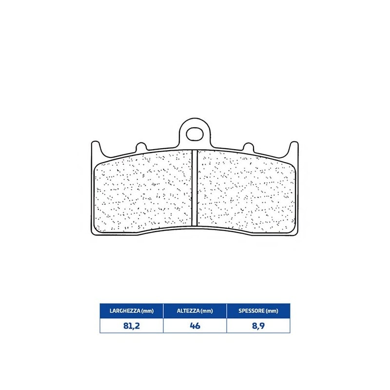 2960A3+ PLAQUETTE DE FREIN AVANT DX-SX 2960A3+ Peugeot Speedfight 4T LC 2000+ CL BRAKES
