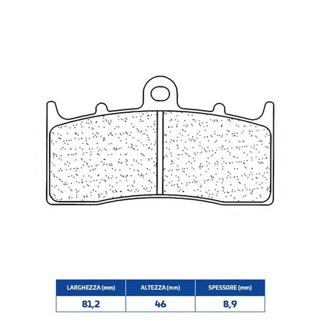 2960A3+ PLAQUETTE DE FREIN AVANT DX-SX 2960A3+ Peugeot Speedfight 4T LC 2000+ CL BRAKES