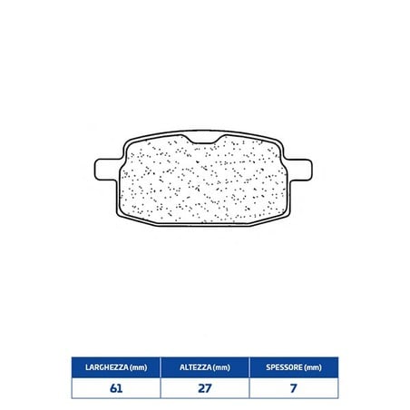 3029MSC KLOCKI HAMULCOWE PRZEDNIE 3029MSC Pgo Big Max 2T 1994+ CL BRAKES