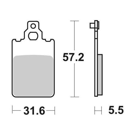 109HF PLAQUETTE DE FREIN AVANT 109HF Piaggio Free Delivery Poste 2000+ SBS