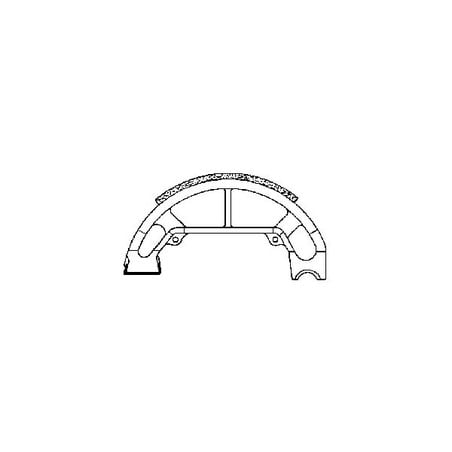 GF0252 HINTERE BREMSBACKEN Piaggio Sfera Base 1991+ SPECIALBRAKESHOE