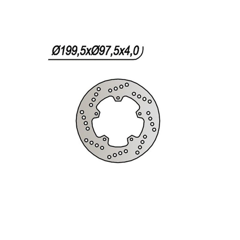 130 FRONT BRAKE DISC Piaggio Hexagon GT 1998+ NG