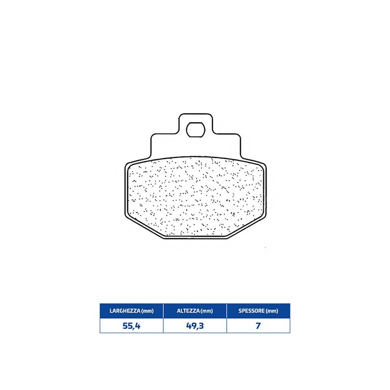 3054MSC HINTERER BREMSBELAG 3054MSC Piaggio Superhexagon GTX 2000+ CL BRAKES