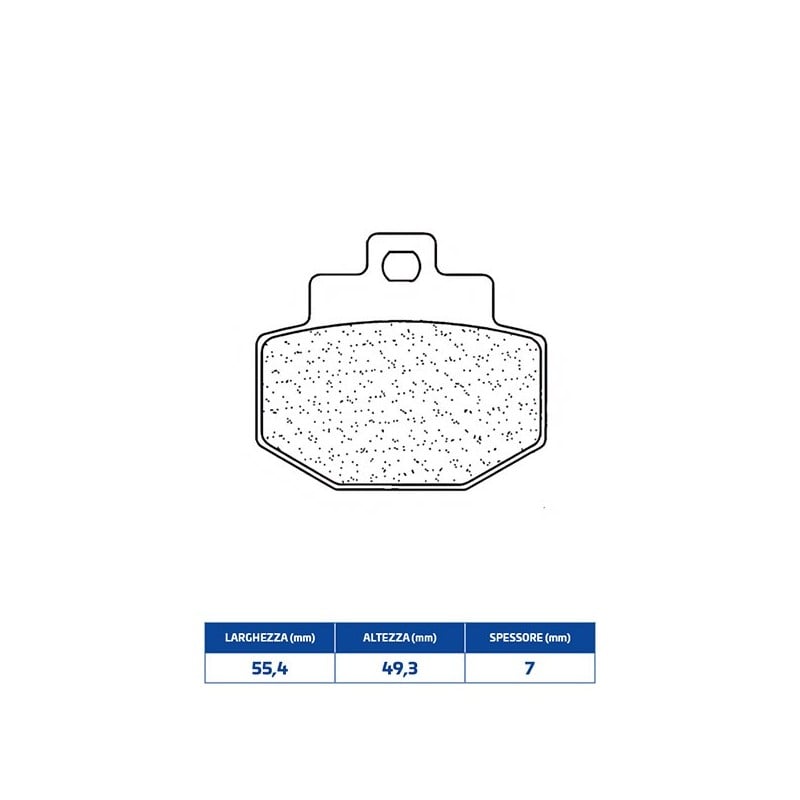 3054MSC REAR BRAKE PAD 3054MSC Piaggio Superhexagon GTX 2000+ CL BRAKES