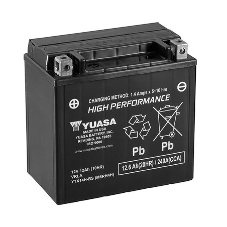 YTX14H-BS(WC) DRUMS Piaggio MP3 HPE SPORT E5+ 2024+ YUASA