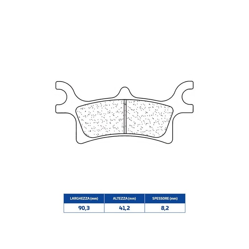 1165X59 REAR BRAKE PAD 1165X59 Polaris ATP 2004+ CL BRAKES