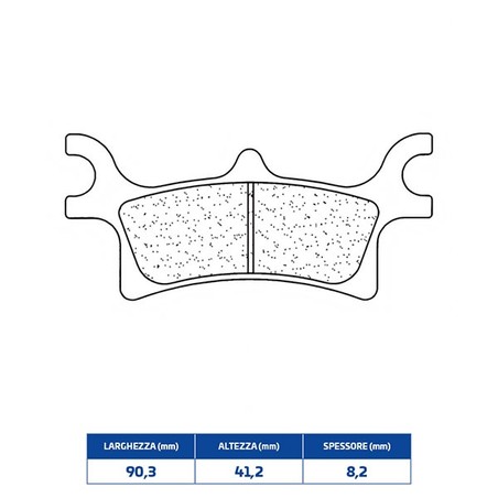 1165ATV1 PLAQUETTE DE FREIN ARRIERE 1165ATV1 Polaris ATP 2004+ CL BRAKES