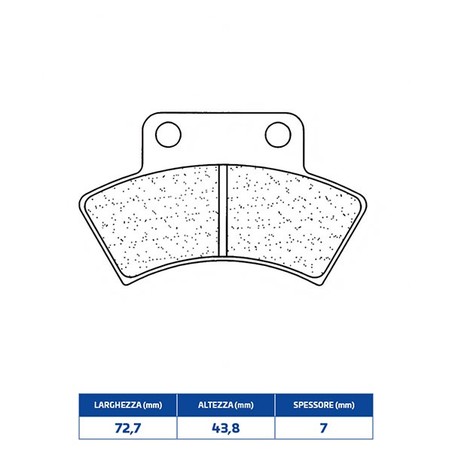 2924X59 PLAQUETTE DE FREIN ARRIERE 2924X59 Polaris Trail Boss L 2X4 1991+ CL BRAKES