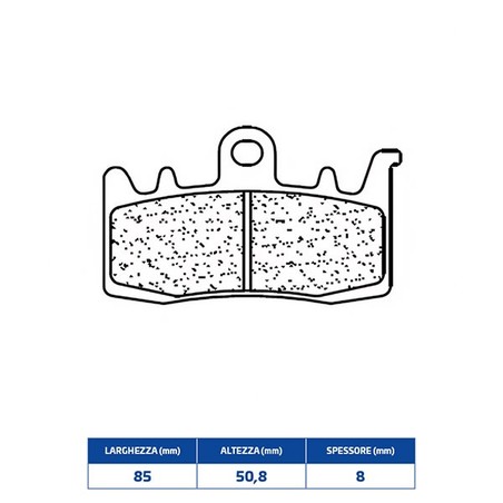 1232A3+ KLOCKI HAMULCOWE PRZEDNIE PRAWE-LEWE 1232A3+ Qjmotor SRT 2023+ CL BRAKES