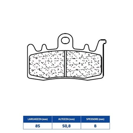1232A3+ PLAQUETTE DE FREIN AVANT DX-SX 1232A3+ Qjmotor SRK RR 2023+ CL BRAKES